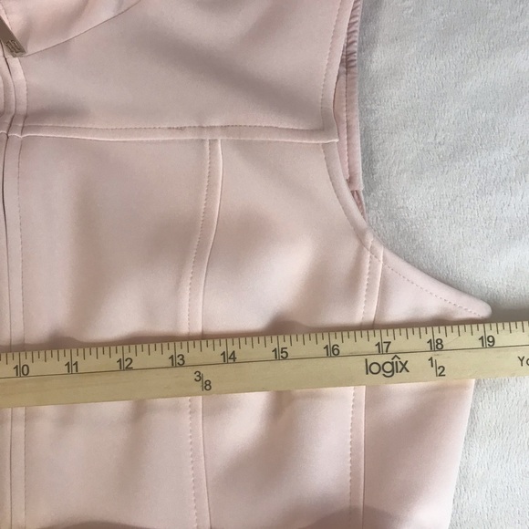Tommy Hilfiger Sleeveless Sheath Dress Women’s Size 14 Color Peach Front Zip. - Picture 8 of 16